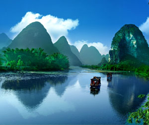 连线1- 桂林、漓江、阳朔、冠岩、靖江王府、德天瀑布、通灵双飞七日游